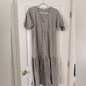 Rylee + Cru Mandi Dress Forest Gingham Small